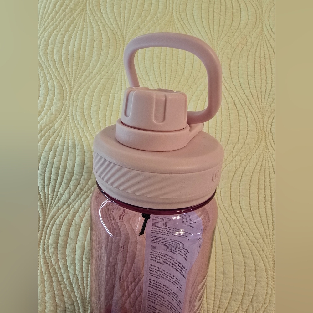 NWT Lululemon Athletica Back To Life Pink Water Bottle, 24 Oz - Picture 5 of 7